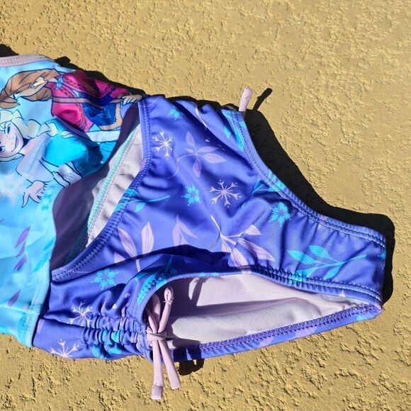 Disney's Frozen one-piece cutout tie back swimsuit - Picture 7 of 16